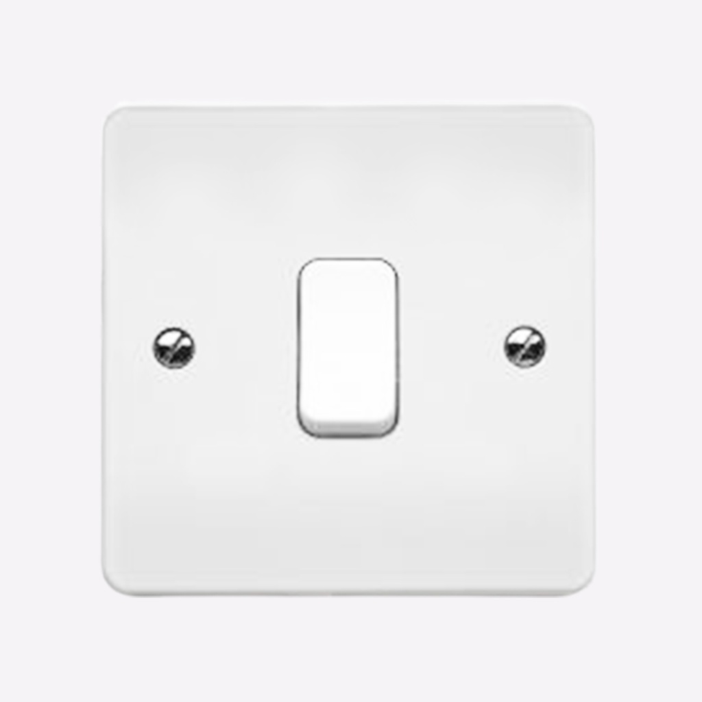 10A 1G 1WAY SWITCH LOGIC PLUS WHITE - MK